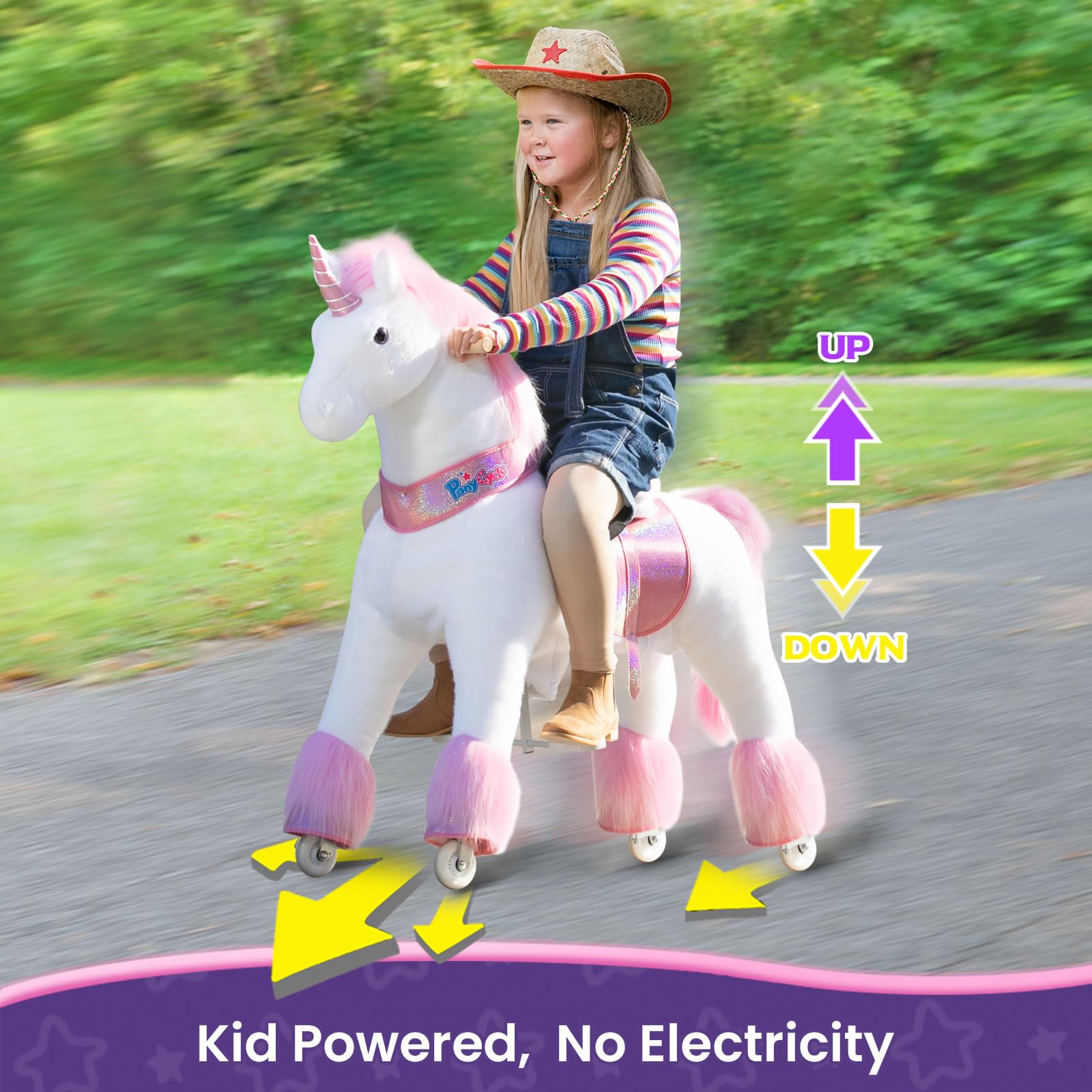 オルゴナイト　ユニコーン　リボン　〜台座付き〜 Amazon.co.jp: PonyCycle ラージユニコーンライドオントイ 女の子用